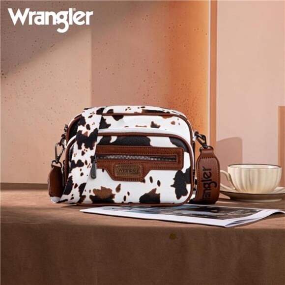 Wrangler Crossbody Bag for Women Multi Pocket Crossover Bag Shoulder Purse - Picture 6 of 7
